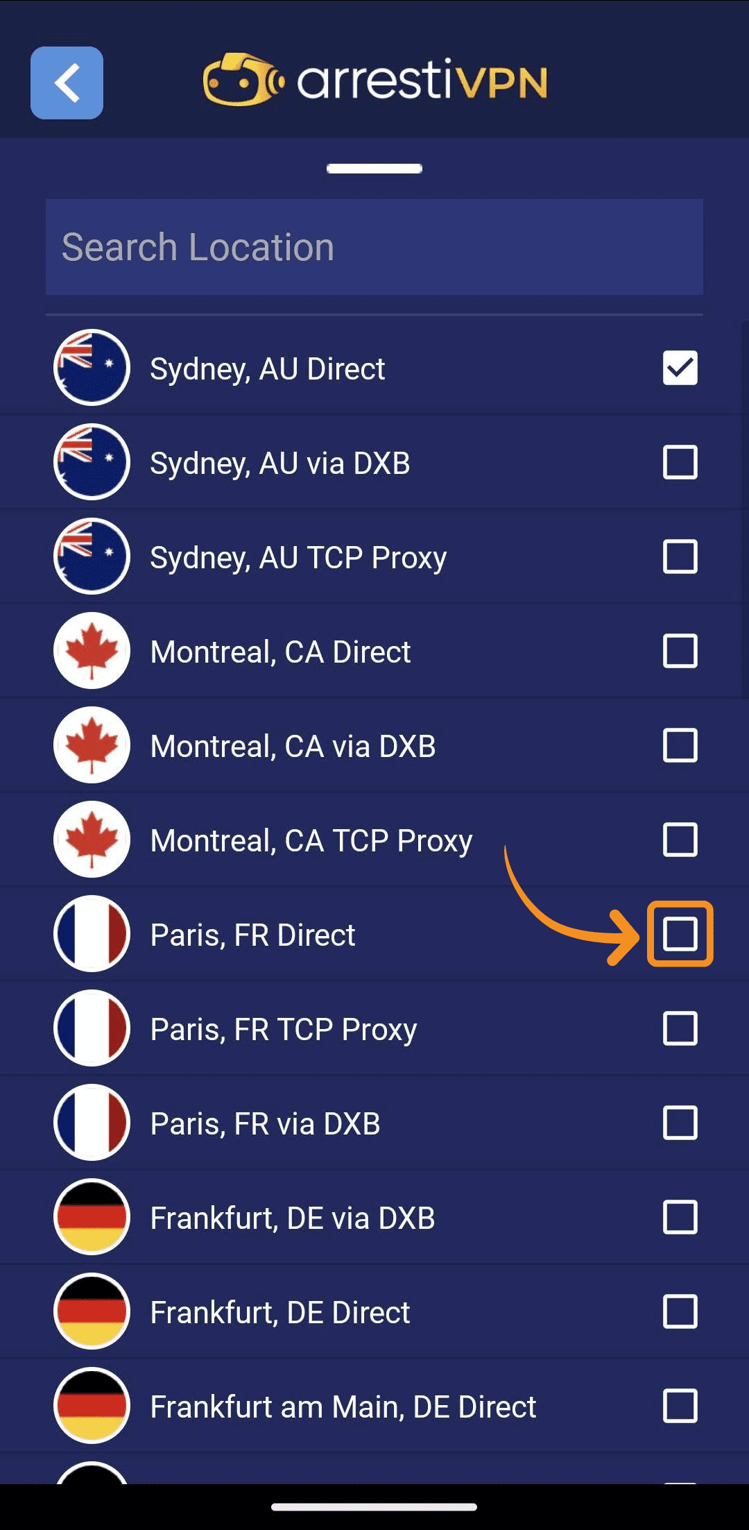 android-select-paris